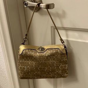 Coach mini handbag/wristlet